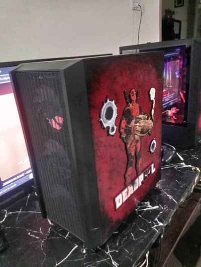 Custom PC Case Deapool red
