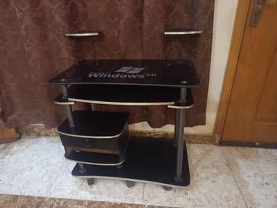 Computer / Office Table Glass Top Big size