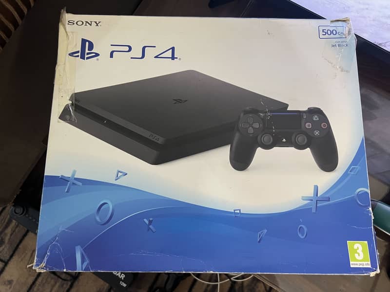 PS4 Slim with box, 13.52 version 2