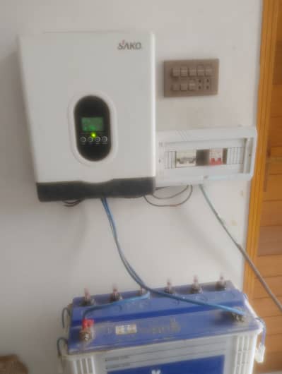 585 Kw plate sako inverter 2kw AGS185 new battery