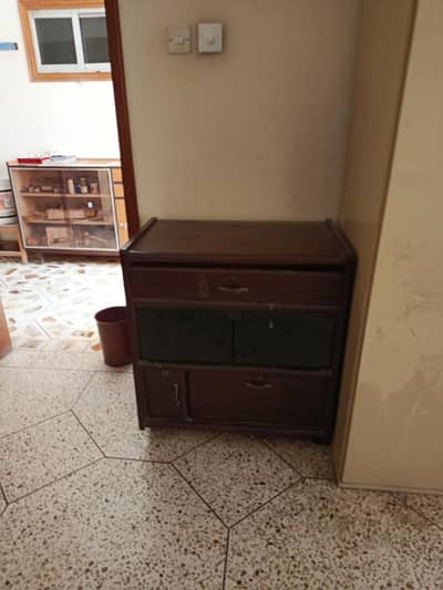 brown wooden cabinet