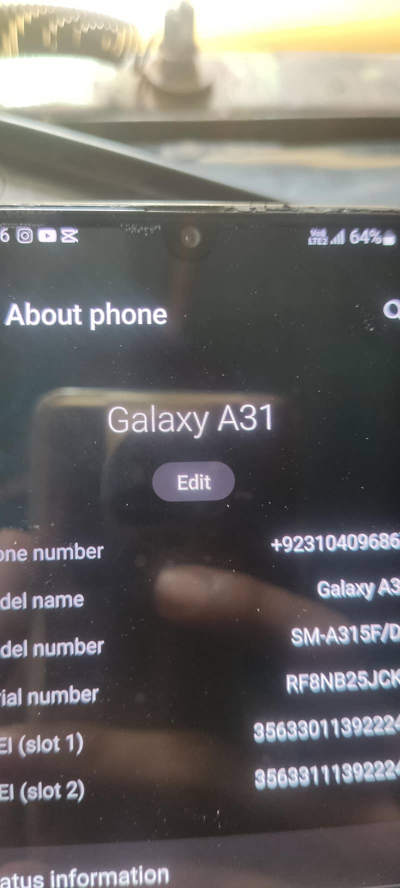 Samsung Mobile A31 3