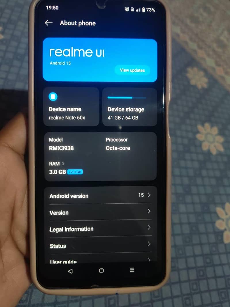 Realme Note 60x android 16 2