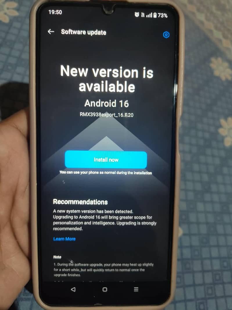 Realme Note 60x android 16 3