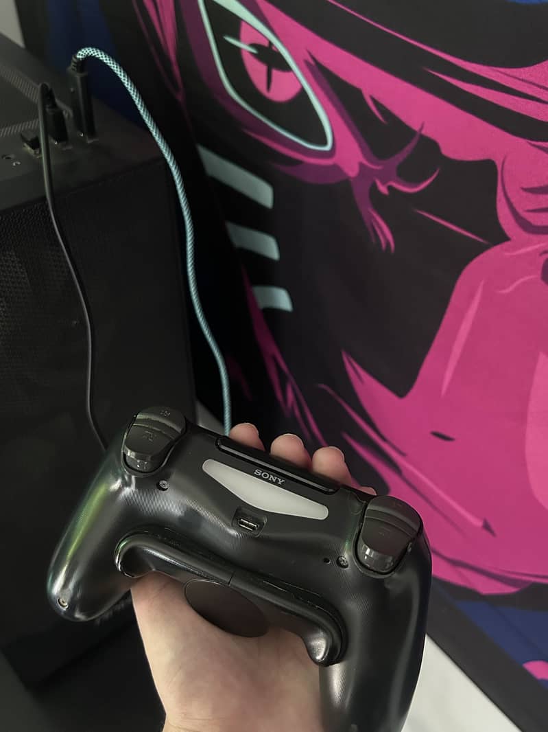 Ps4 Original Controller + Back Pedals Sony 4