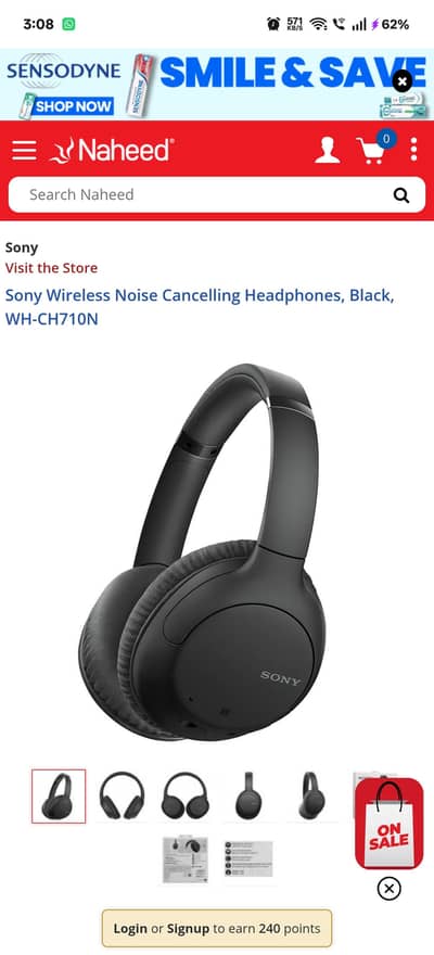 original Sony Bluetooth headphone