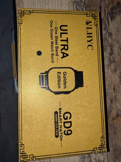 GD9 Ultra Smart Watch Golden Edition – 2 Straps | Brand New