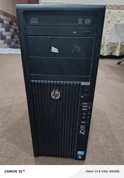 HP Computer Zeon Z-420 processor HP Tower PC for