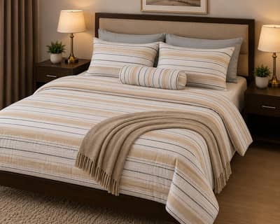  Alkaram Brand 7 Pcs Comforter Set – King Size