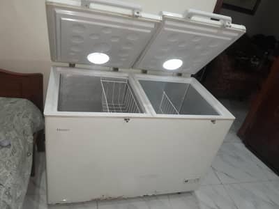 Double door new condition chest refrigerator and freezer at Park view