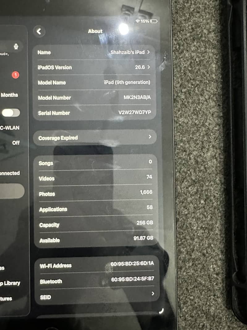 Ipad 9th Generation 256GB 5