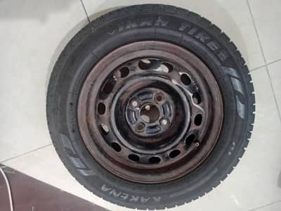  KARENA 165/65 R14 TYRE + STEEL RIM — MADE IN IRAN
