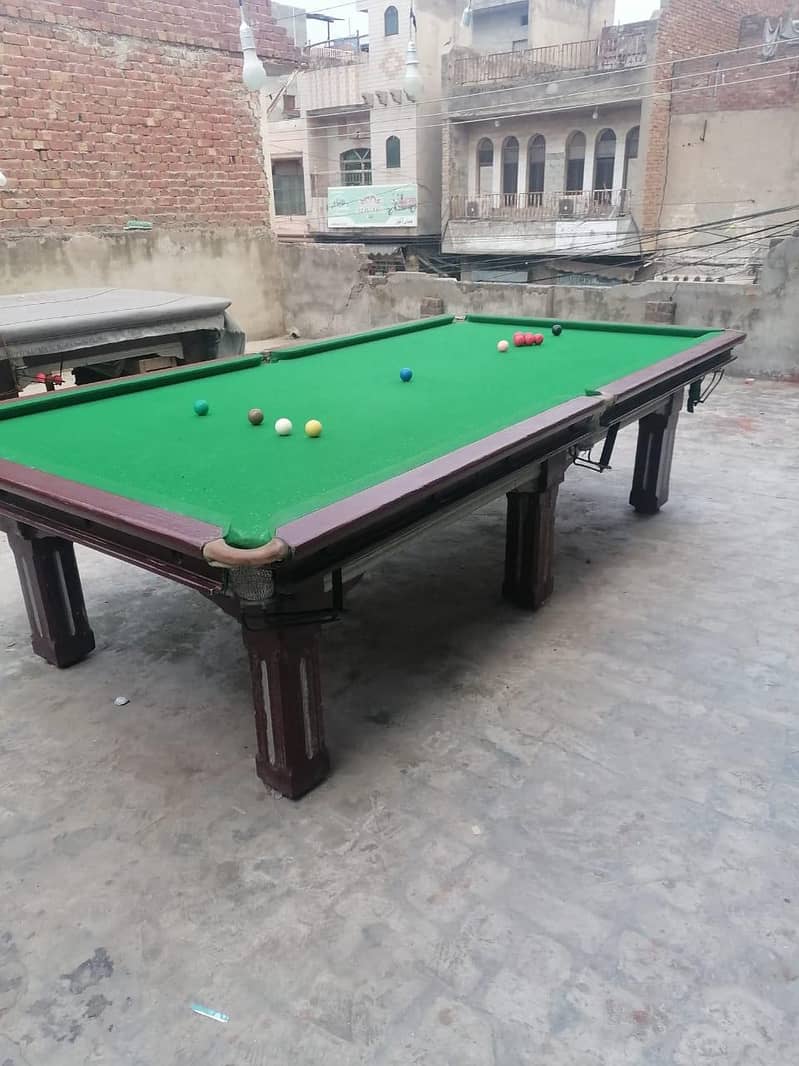 snooker table 5/10 6