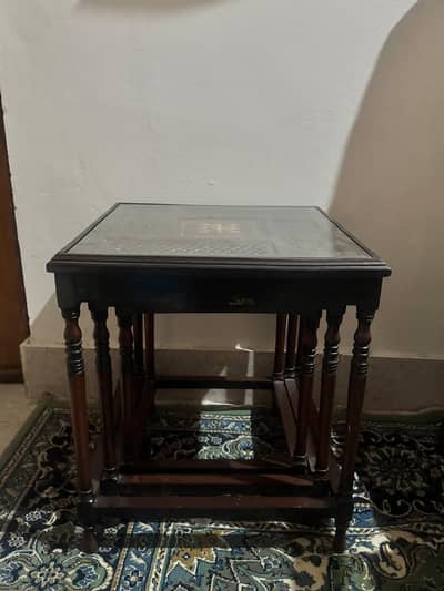 coffee table set of 3 ,used