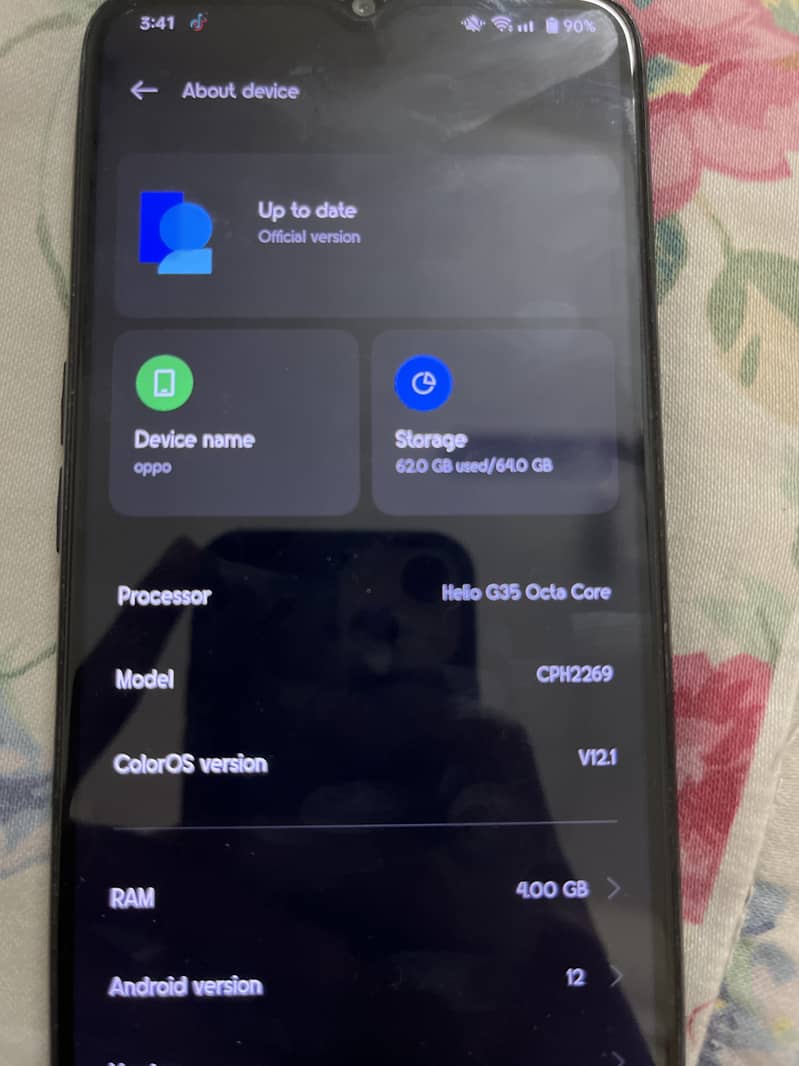 OPPO A16 0