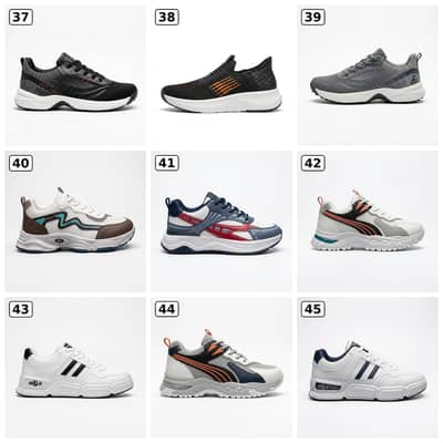 Men's Stylish Casual & Sports Sneakers | Trendy Lace-Up Walking Shoes