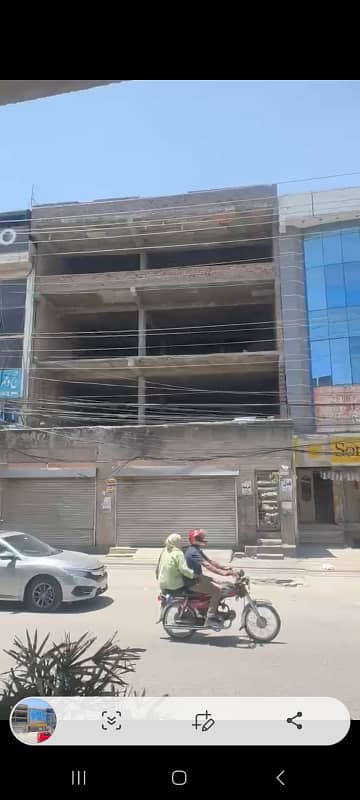 MURREE Road Chandni Chowk Rawalpindi (35*55) Four Storey Plaza For Sale.