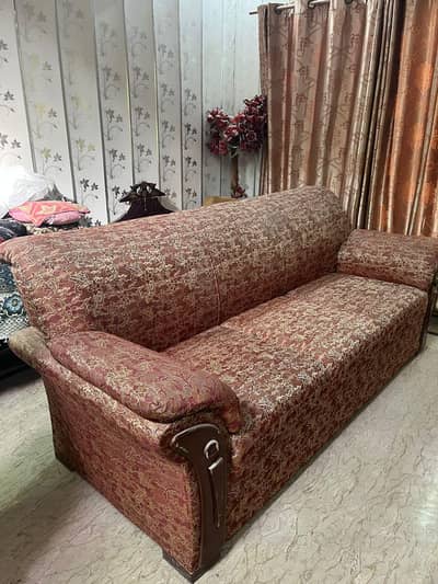3 Seater Sofa in Wooden