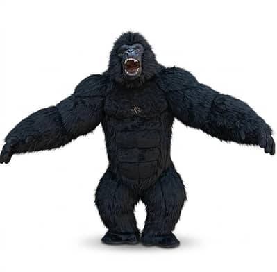 Gorilla maskot Available in Lahore