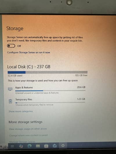 Hp Laptop Core i5 - 6 generation