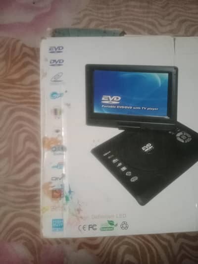 portable evd DVD with tv player