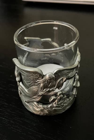 Vintage Canada Segull Angel candek Glass insert for sell