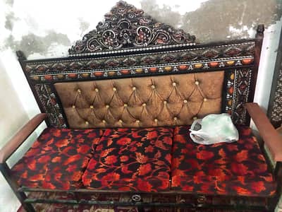 Iron bed for sale with Iron sofa set