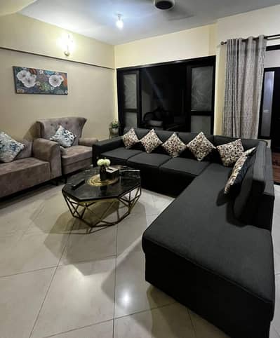 L Shaped Sofa (Grey]
