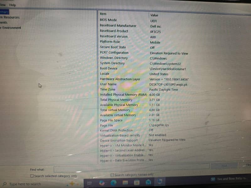 Dell laptop 5