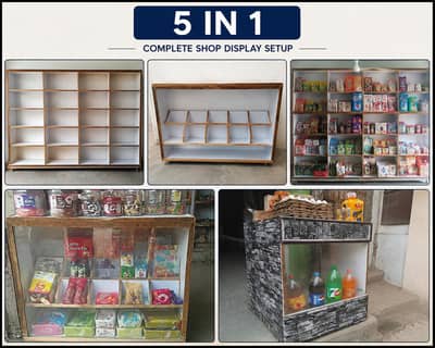 complete shop racks 5 in 1