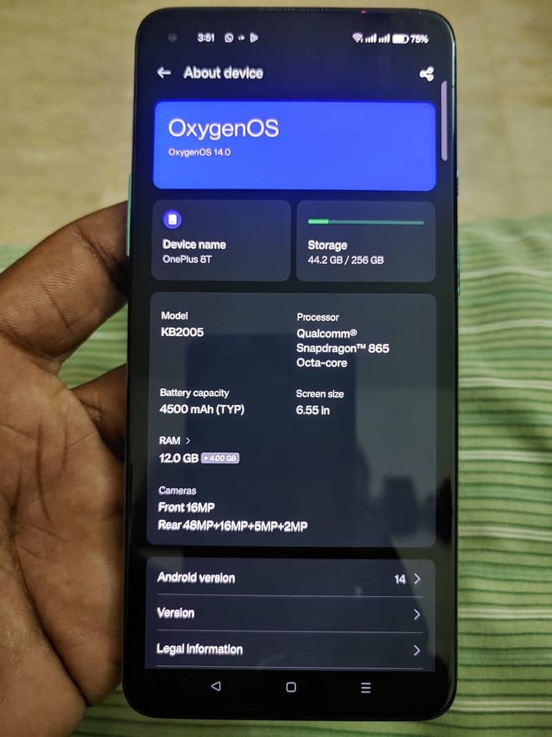 one plus 8T 9