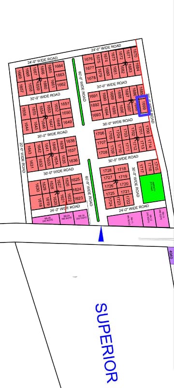 R-1699, 120 Sq Yard, Superior Block
