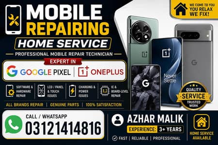 HOME SERVICE ND ALL KIND OF MBL PARTS AVLBL