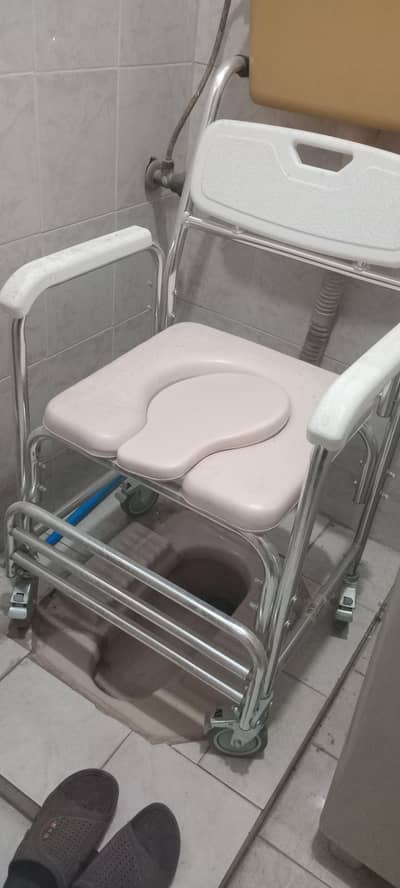 Wheelchair Shower Commode Chair | Bathroom Chair | Medical Chair