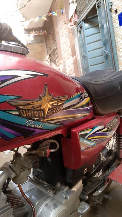 Union star bike 2022 model 90cc used condition