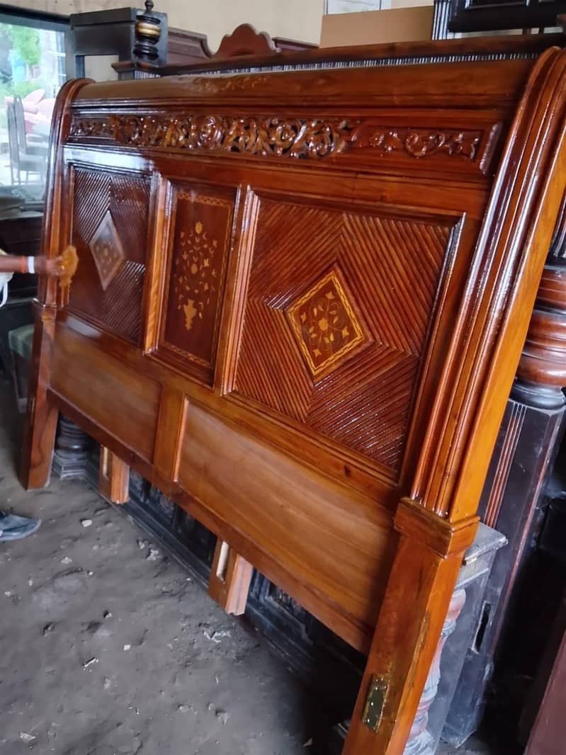 double bed with side table 2
