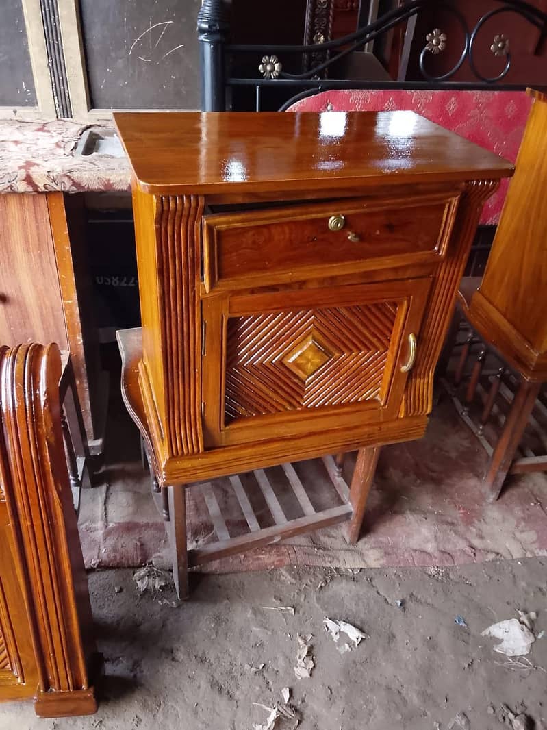 double bed with side table 3