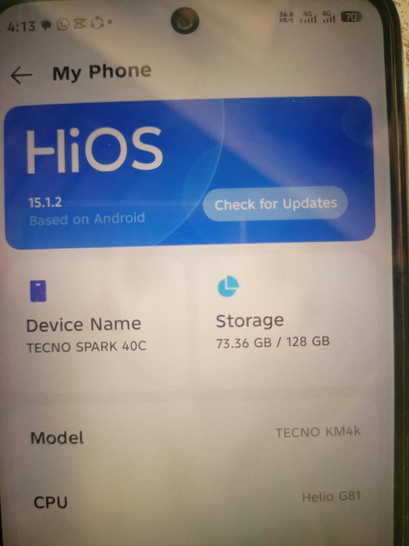 tecno spark 40c 5