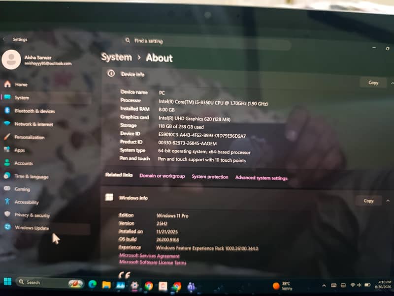 Microsoft Surface PRO 6 1