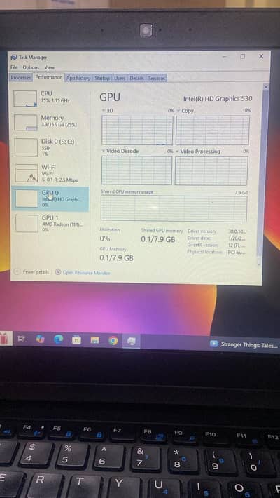 Laptop Core i5 6th gen 16Gb 256gb ssd +2gb grapic card