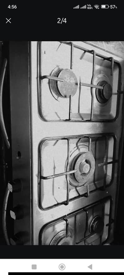 I zone 5 burner Cooking Range like new