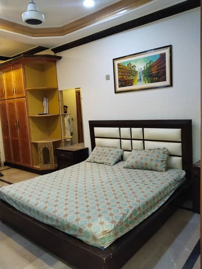 Two-bedroom fully furnished ground portion available for rent