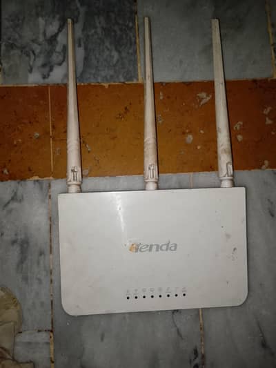 tenda 3 antenna powerful router with 30 meter cable