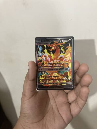 Black edition Pokémon car 100,000hp charizard family original