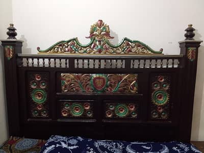  Pure bed lakri ka Wooden Dressing Table + 2 Side Tables  or 3 | 90K