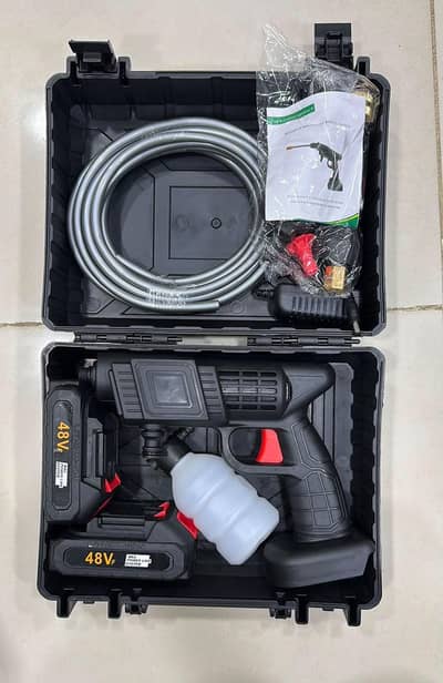 48V Multifunctional High Pressure Washer Gun | 5 Cell Double Battery