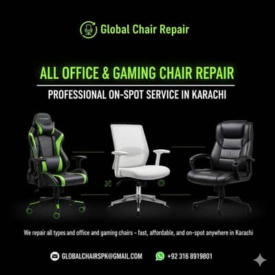Professional & Expert Chair Repairing service in Karachi