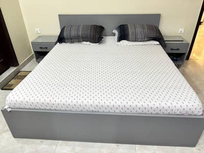 Minimal Pure Wood Complete Bed Set
