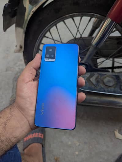 Vivo V20 with charger and box