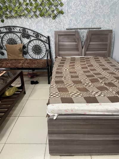 Single Bed along with mattress (Molty Foam)